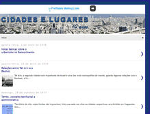 Tablet Screenshot of cidadeselugares.blogspot.com