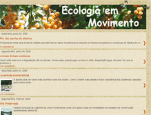 Tablet Screenshot of ecomovimento.blogspot.com