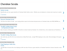 Tablet Screenshot of cherokee-scrubs.blogspot.com