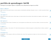 Tablet Screenshot of portfoliodeaprendizagem164198.blogspot.com