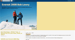 Desktop Screenshot of everest2008boblowry.blogspot.com