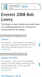 Mobile Screenshot of everest2008boblowry.blogspot.com