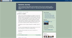 Desktop Screenshot of myelomajourney.blogspot.com