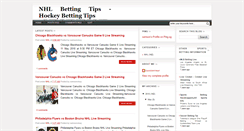 Desktop Screenshot of bettingtipshockey.blogspot.com