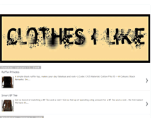 Tablet Screenshot of clothes-i-like.blogspot.com