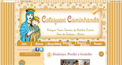 Desktop Screenshot of catequesecaminhando.blogspot.com