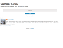 Tablet Screenshot of gazmooliegallery.blogspot.com
