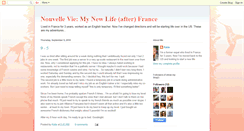 Desktop Screenshot of nouvellevieenfrance.blogspot.com