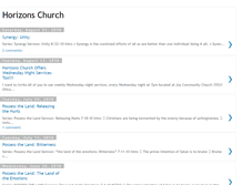 Tablet Screenshot of horizonschurchtv.blogspot.com