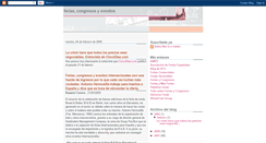 Desktop Screenshot of feriascongresosyeventos.blogspot.com