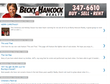 Tablet Screenshot of beckyhancockrealty.blogspot.com