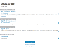 Tablet Screenshot of acquisto-ebook.blogspot.com