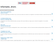 Tablet Screenshot of informatieblog.blogspot.com