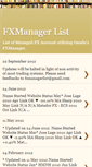 Mobile Screenshot of fxmanagerlist.blogspot.com