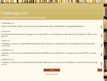 Tablet Screenshot of fxmanagerlist.blogspot.com