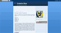 Desktop Screenshot of gratefulblue.blogspot.com