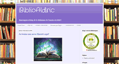 Desktop Screenshot of biblioaldric.blogspot.com