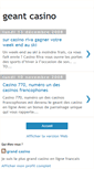 Mobile Screenshot of geant-casino770.blogspot.com