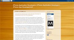 Desktop Screenshot of iphone-application-developers.blogspot.com