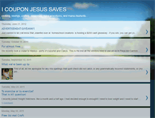 Tablet Screenshot of icouponjesussaves.blogspot.com