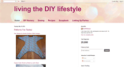 Desktop Screenshot of livingthediylifestyle.blogspot.com