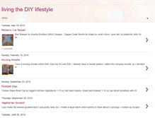 Tablet Screenshot of livingthediylifestyle.blogspot.com