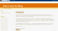 Desktop Screenshot of alexsports.blogspot.com