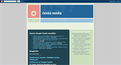 Desktop Screenshot of mediacz.blogspot.com