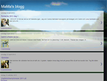Tablet Screenshot of mamasblogg.blogspot.com