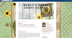 Desktop Screenshot of nancyspapercraftcorner.blogspot.com