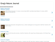 Tablet Screenshot of greg-nature-journal.blogspot.com