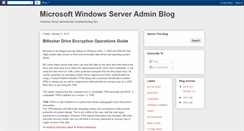 Desktop Screenshot of msserveradmin.blogspot.com