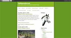 Desktop Screenshot of mulligansretreat.blogspot.com