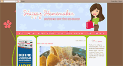 Desktop Screenshot of happyhomemakercindy.blogspot.com