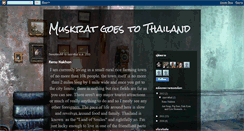 Desktop Screenshot of muskratgoestothailand.blogspot.com