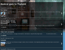 Tablet Screenshot of muskratgoestothailand.blogspot.com