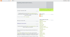 Desktop Screenshot of enquiring-minds.blogspot.com