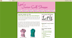 Desktop Screenshot of lorisjuniorgolfshoppe.blogspot.com