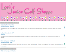 Tablet Screenshot of lorisjuniorgolfshoppe.blogspot.com