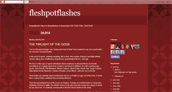 Desktop Screenshot of fleshpotflashes.blogspot.com