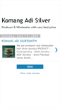 Mobile Screenshot of komangadisilver.blogspot.com