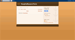 Desktop Screenshot of naughtymyspaceteens.blogspot.com
