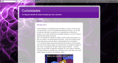 Desktop Screenshot of curiosidadesdeestavida.blogspot.com