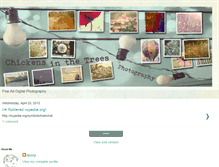 Tablet Screenshot of chickensinthetreesphotography.blogspot.com