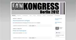 Desktop Screenshot of fankongress-2012.blogspot.com