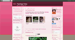 Desktop Screenshot of flamingofotos.blogspot.com