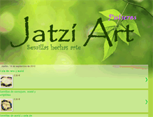 Tablet Screenshot of jatzi-art-pulseras.blogspot.com