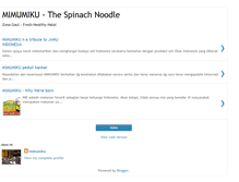 Tablet Screenshot of mimumiku.blogspot.com