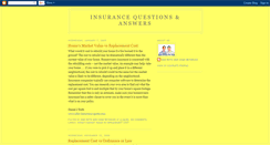 Desktop Screenshot of insurancequestionsanswers.blogspot.com