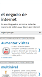 Mobile Screenshot of elnegociodeinternet.blogspot.com